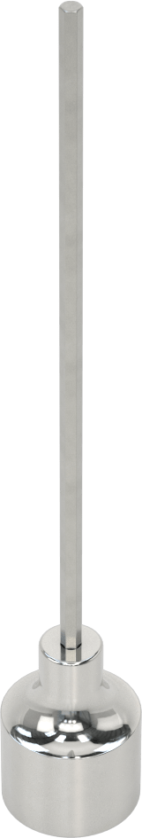 Uzun Menzilli Altıgen Uçlu Soket, 1/2" Kare Tahrik Boyutu, 3 mm Tahrik Boyutu, 6" Toplam Uzunluk