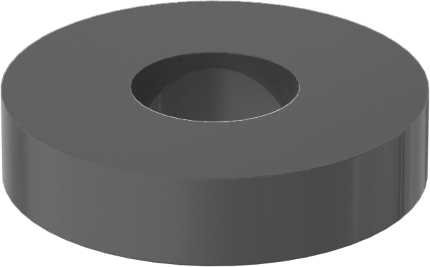 Fiberglas Pul, 4 Numaralı Vida Boyutu için, 0.125" ID, 0.317" OD
