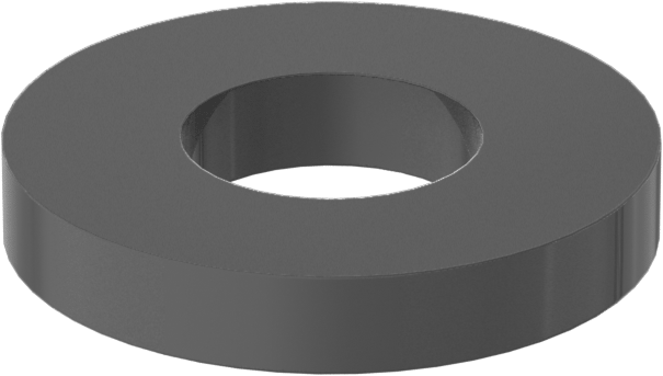 Fiberglas Pul, 10 Numaralı Vida Boyutu için, 0.203" ID, 0.443" OD
