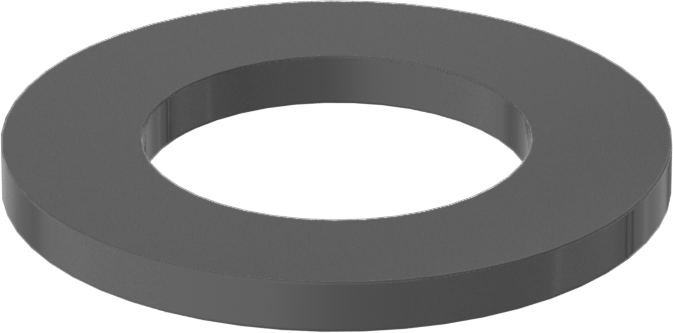 Fiberglas Pul, 3/4" Vida Boyutu için, 0.765" ID, 1.317" OD