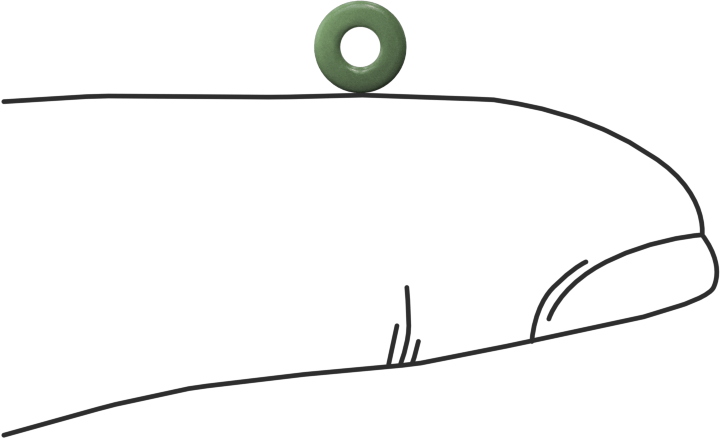 Fiberglas Pul, M2 Vida Boyutu için, 2.2 mm ID, 5.0 mm OD