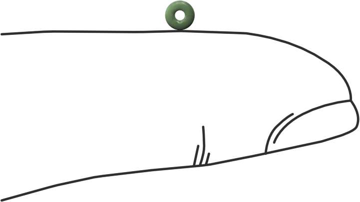 Fiberglas Pul, M1 Vida Boyutu için, 1.1 mm ID, 3.2 mm OD