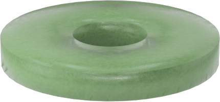 Fiberglas Pul, M1 Vida Boyutu için, 1.1 mm ID, 3.2 mm OD