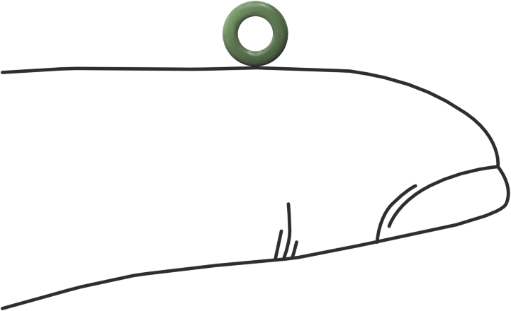 Fiberglas Pul, M2,5 Vida Boyutu için, 2.7 mm ID, 5.0 mm OD