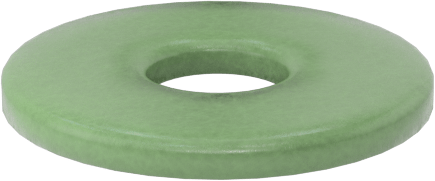 Fiberglas Pul, 0 Numaralı Vida Boyutu için, 0.062" ID, 0.187" OD