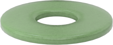 Fiberglas Pul, 1 Numaralı Vida Boyutu için, 0.094" ID, 0.250" OD