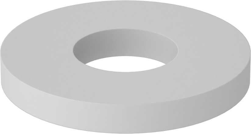 Fiberglas Pul, 3 Numaralı Vida Boyutu için, 0.105" ID, 0.250" OD
