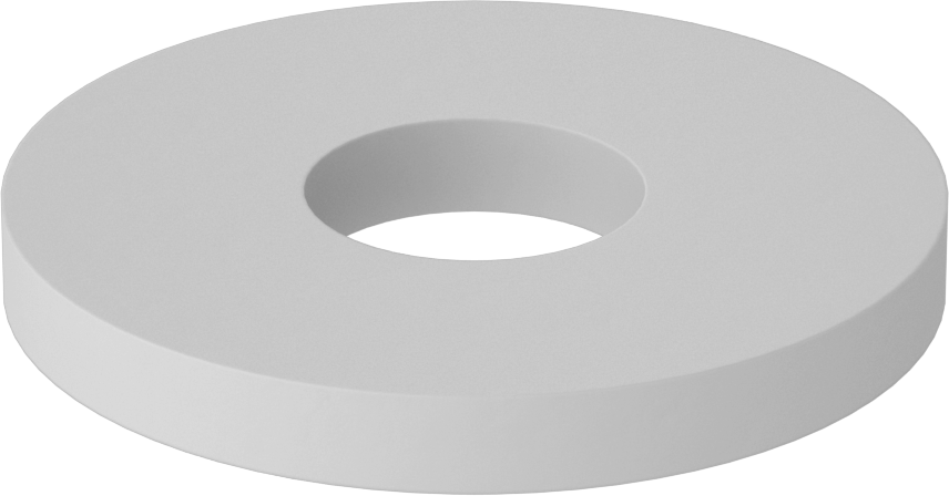 Fiberglas Pul, 10 Numaralı Vida Boyutu için, 0.203" ID, 0.562" OD