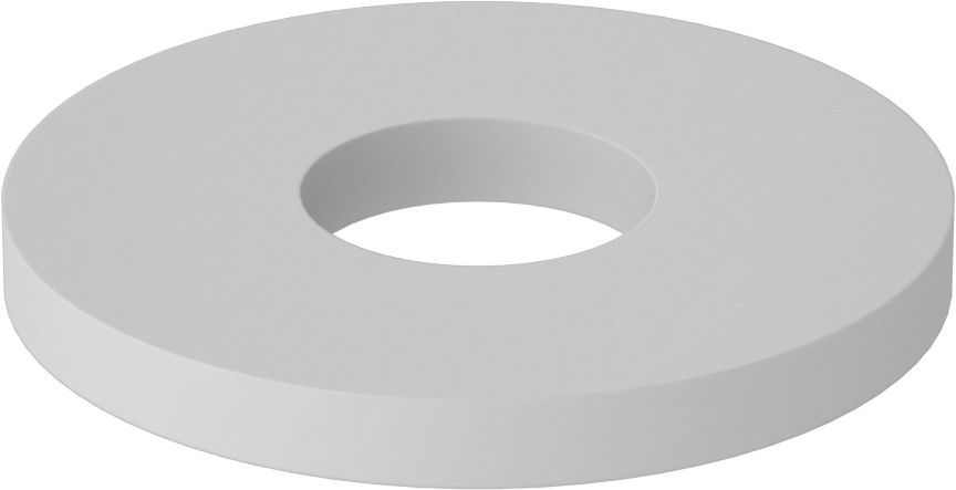 Fiberglas Pul, 12 Numaralı Vida Boyutu için, 0.234" ID, 0.625" OD
