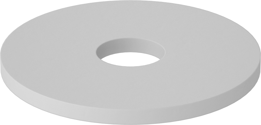 Fiberglas Pul, 1/4" Vida Boyutu için, 0.265" ID, 1.000" OD
