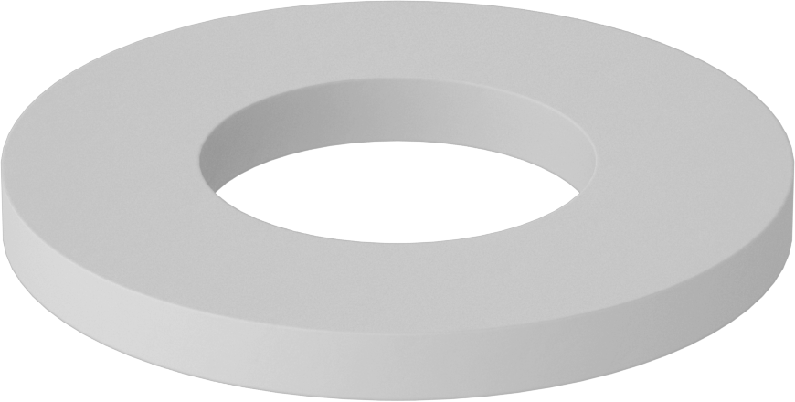 Fiberglas Pul, 5/16" Vida Boyutu için, 0.344" ID, 0.687" OD
