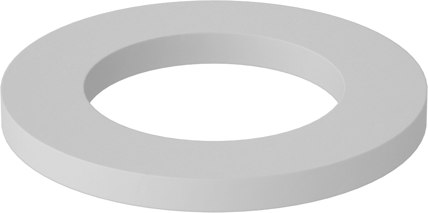 Fiberglas Pul, 7/16" Vida Boyutu için, 0.458" ID, 0.750" OD