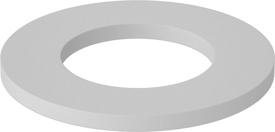Fiberglas Pul, 1/2" Vida Boyutu için, 0.562" ID, 1.000" OD