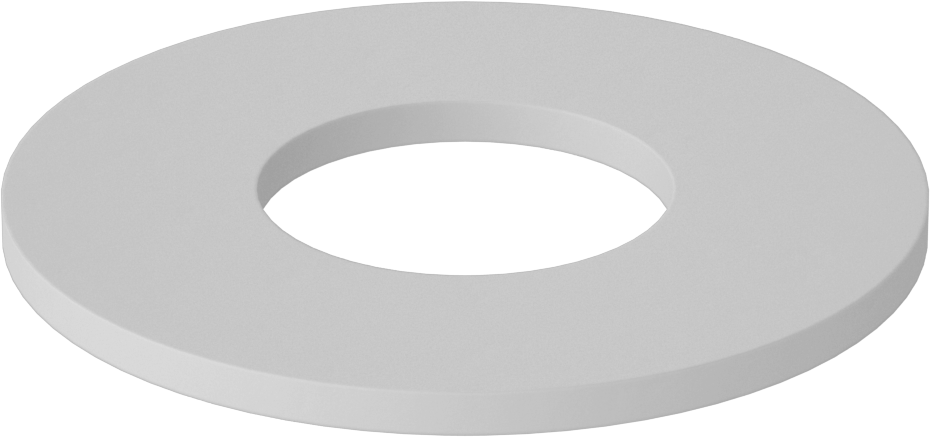Fiberglas Pul, 1/2" Vida Boyutu için, 0.562" ID, 1.250" OD