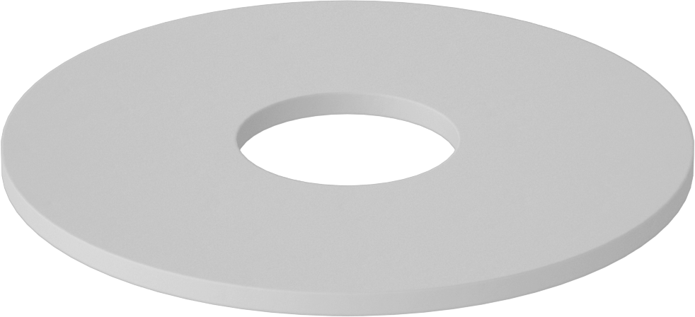 Fiberglas Pul, 1/2" Vida Boyutu için, 0.562" ID, 1.750" OD