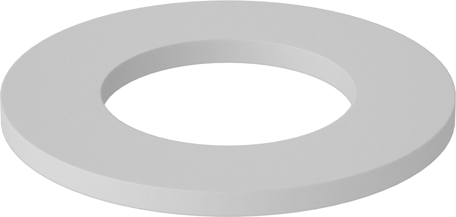 Fiberglas Pul, 9/16" Vida Boyutu için, 0.594" ID, 1.062" OD