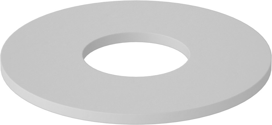 Fiberglas Pul, 9/16" Vida Boyutu için, 0.594" ID, 1.500" OD