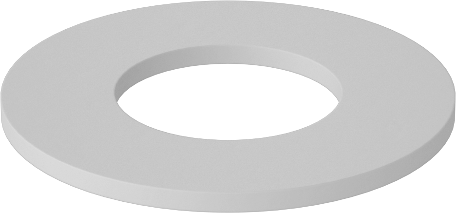 Fiberglas Pul, 5/8" Vida Boyutu için, 0.656" ID, 1.312" OD