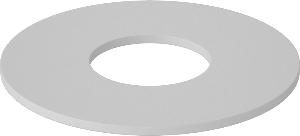 Fiberglas Pul, 3/4" Vida Boyutu için, 0.812" ID, 2.000" OD