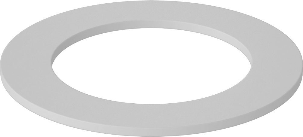 Fiberglas Pul, 1-1/4" Vida Boyutu için, 1.328" ID, 2.000" OD