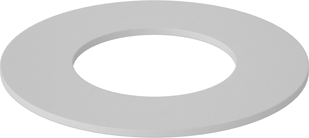 Fiberglas Pul, 1-1/4" Vida Boyutu için, 1.328" ID, 2.500" OD