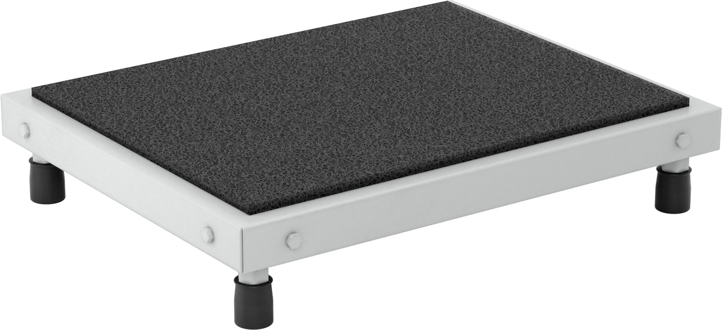 Hafif Yorulma Önleyici Çalışma Platformu, 5“ ila 8” Toplam Yükseklik, 24“ Genişlik x 19” Toplam Derinlik