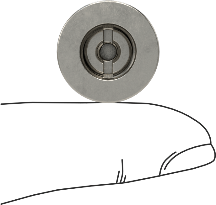 Sandviç Paneller için Perçin Somunu, 9,5 mm ila 13 mm Delik Derinliği için, M4 x 0,7 mm Ek Parça Boyutu