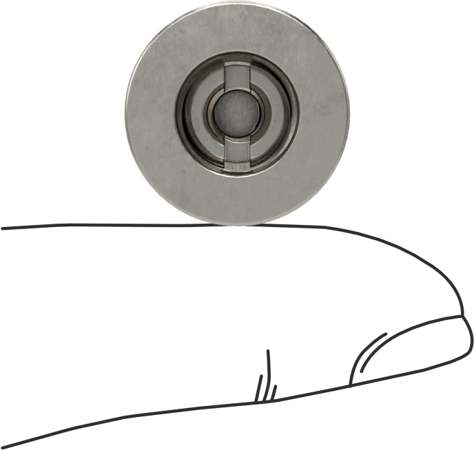 Sandviç Paneller için Perçin Somunu, 9,5 mm ila 13 mm Delik Derinliği için, M5 x 0,8 mm Ek Parça Boyutu