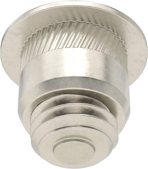 Sandviç Paneller için Perçin Somunu, 9,5 mm ila 13 mm Delik Derinliği için, M5 x 0,8 mm Ek Parça Boyutu