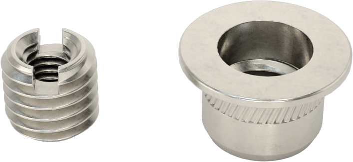 Sandviç Paneller için Perçin Somunu, 9,5 mm ila 13 mm Delik Derinliği için, M6 x 1 mm Ek Parça Boyutu