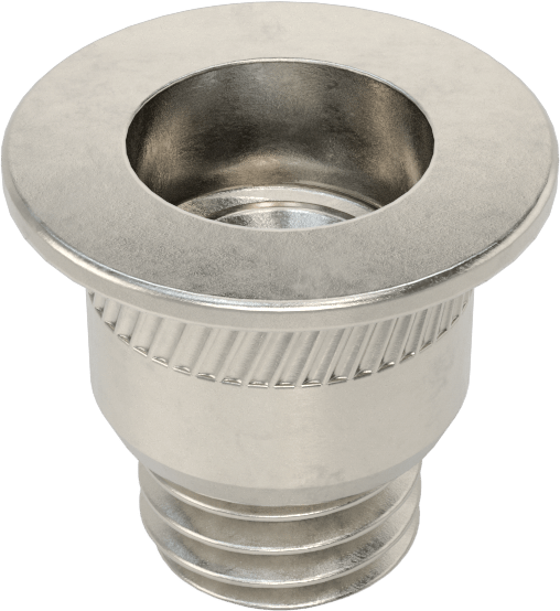 Sandviç Paneller için Perçin Somunu, 12 mm ila 15,5 mm Delik Derinliği için, M6 x 1 mm Ek Parça Boyutu