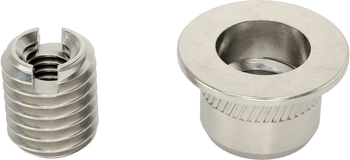 Sandviç Paneller için Perçin Somunu, 12 mm ila 15,5 mm Delik Derinliği için, M6 x 1 mm Ek Parça Boyutu