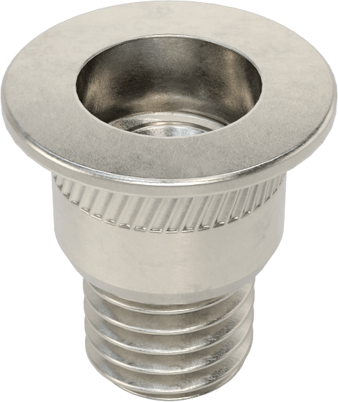 Sandviç Paneller için Perçin Somunu, 14,5 mm ila 18 mm Delik Derinliği için, M6 x 1 mm Ek Parça Boyutu