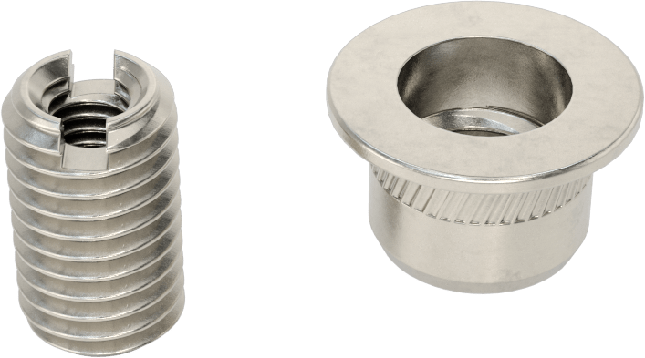 Sandviç Paneller için Perçin Somunu, 17 mm ila 20,5 mm delik derinliği için, M6 x 1 mm Ek Parça Boyutu