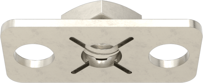 316 Paslanmaz Çelik Dar Tabanlı Yapıştırıcıya Hazır Somunlar, M5 x 0,8 mm Diş Boyutu, 24 mm Uzunluk x 11,5 mm Genişlik Taban