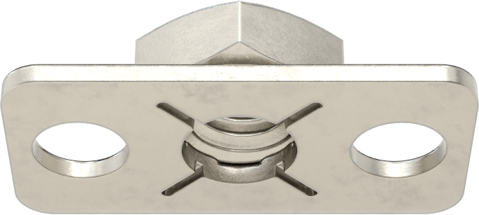 316 Paslanmaz Çelik Dar Tabanlı Yapıştırıcıya Hazır Somunlar, M6 x 1 mm Diş Boyutu, 24 mm Uzunluk x 11,5 mm Genişlik Taban