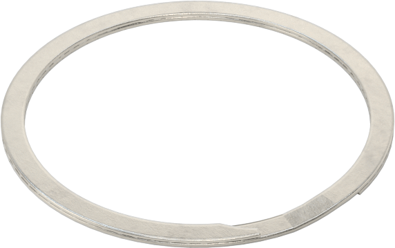 Spiral Dış Tutma Halkası, 2" Dış Çap için, 18-8 Paslanmaz Çelik