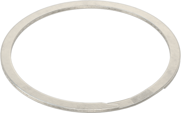 Spiral Dış Tutma Halkası, 2-1/4" Dış Çap için, 18-8 Paslanmaz Çelik