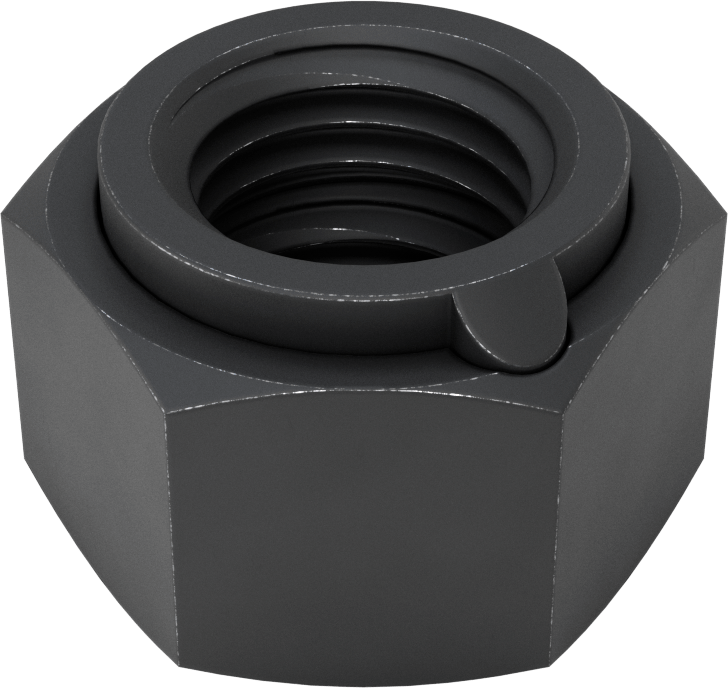 Aşırı Titreşim için Çelik Emniyet Somunu, Sınıf 8, M20 x 2,5 mm Diş