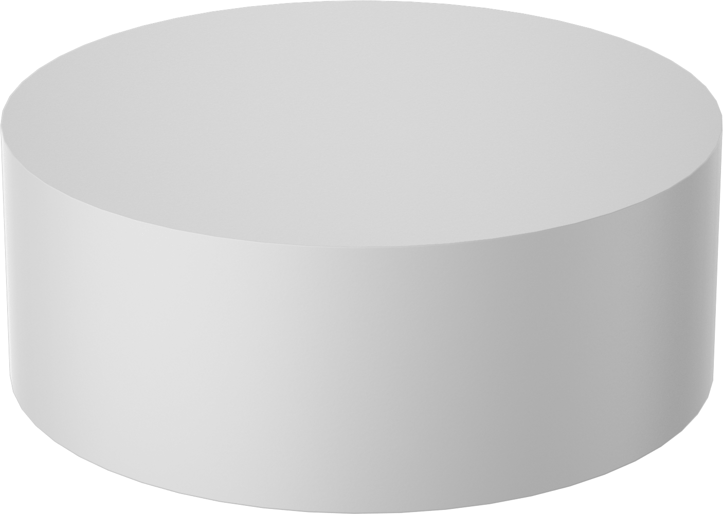 Kaygan UHMW Polietilen Disk, 8" Çap, 3" Uzunluk