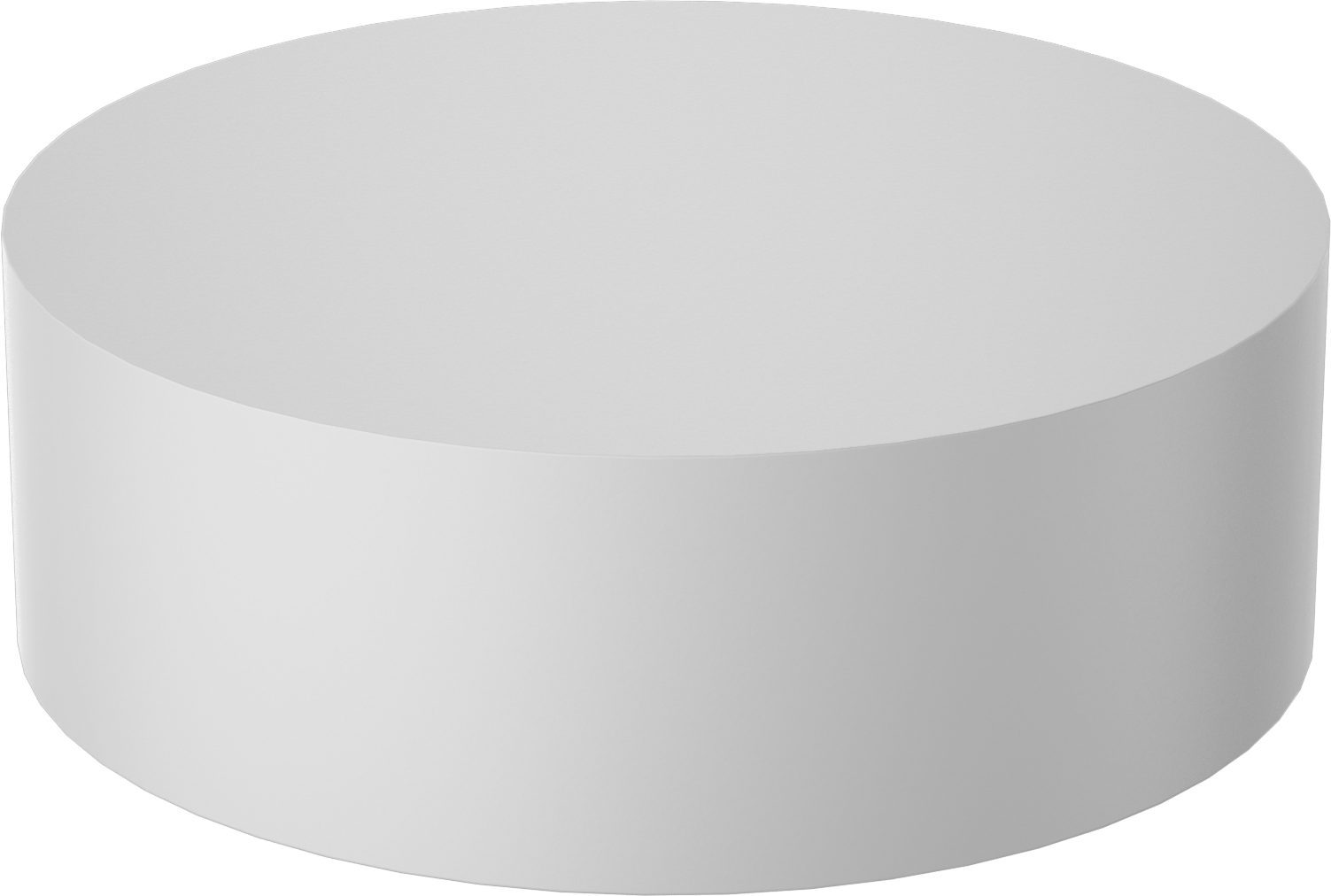 Kaygan UHMW Polietilen Disk, 9" Çap, 3" Uzunluk