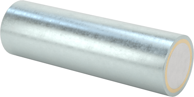Dişli Manyetik Yuvarlak Ayırıcı, Alnico Mıknatıslı Çinko Kaplı Çelik, 6 mm OD