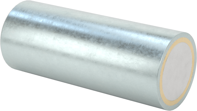 Dişli Manyetik Yuvarlak Ayırıcı, Alnico Mıknatıslı Çinko Kaplı Çelik, 8 mm OD