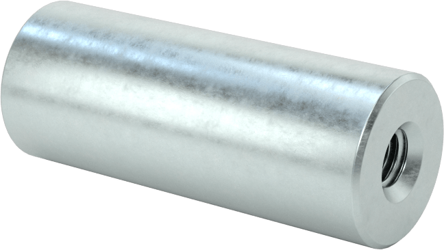 Dişli Manyetik Yuvarlak Ayırıcı, Alnico Mıknatıslı Çinko Kaplı Çelik, 8 mm OD