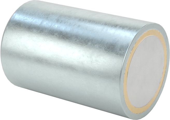 Dişli Manyetik Yuvarlak Ayırıcı, Alnico Mıknatıslı Çinko Kaplı Çelik, 13 mm OD