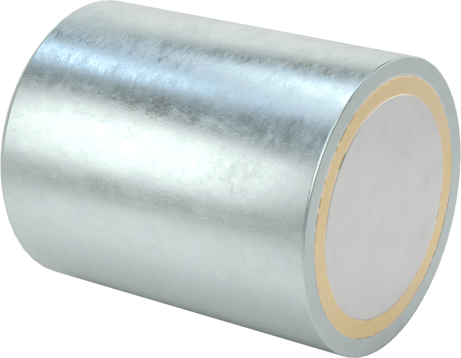 Dişli Manyetik Yuvarlak Ayırıcı, Alnico Mıknatıslı Çinko Kaplı Çelik, 20 mm OD