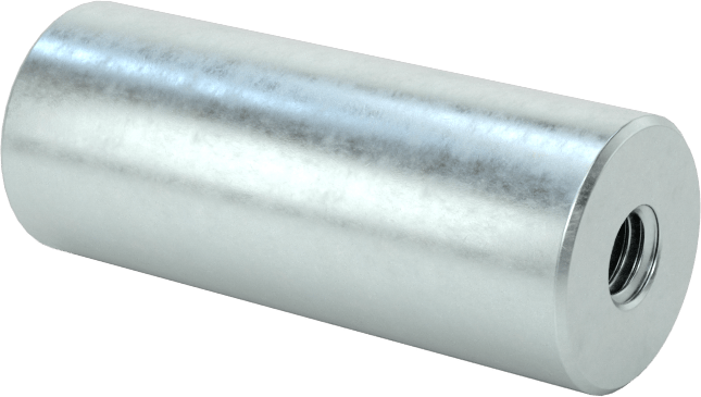 Dişli Manyetik Yuvarlak Ayırıcı, Neodim Mıknatıslı Çinko Kaplı Çelik, 8 mm OD