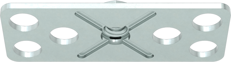Çelik Dar Tabanlı Yapıştırıcıya Hazır Somunlar, M4 x 0,7 mm Diş Boyutu, 38 mm Taban Uzunluğu