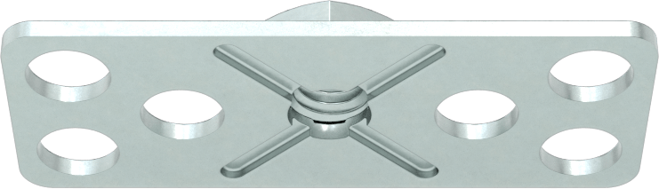 Çelik Dar Tabanlı Yapıştırıcıya Hazır Somunlar, M5 x 0,8 mm Diş Boyutu, 38 mm Taban Uzunluğu
