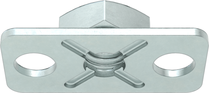 Çelik Dar Tabanlı Yapıştırıcıya Hazır Somunlar, M6 x 1 mm Diş Boyutu, 24 mm Taban Uzunluğu